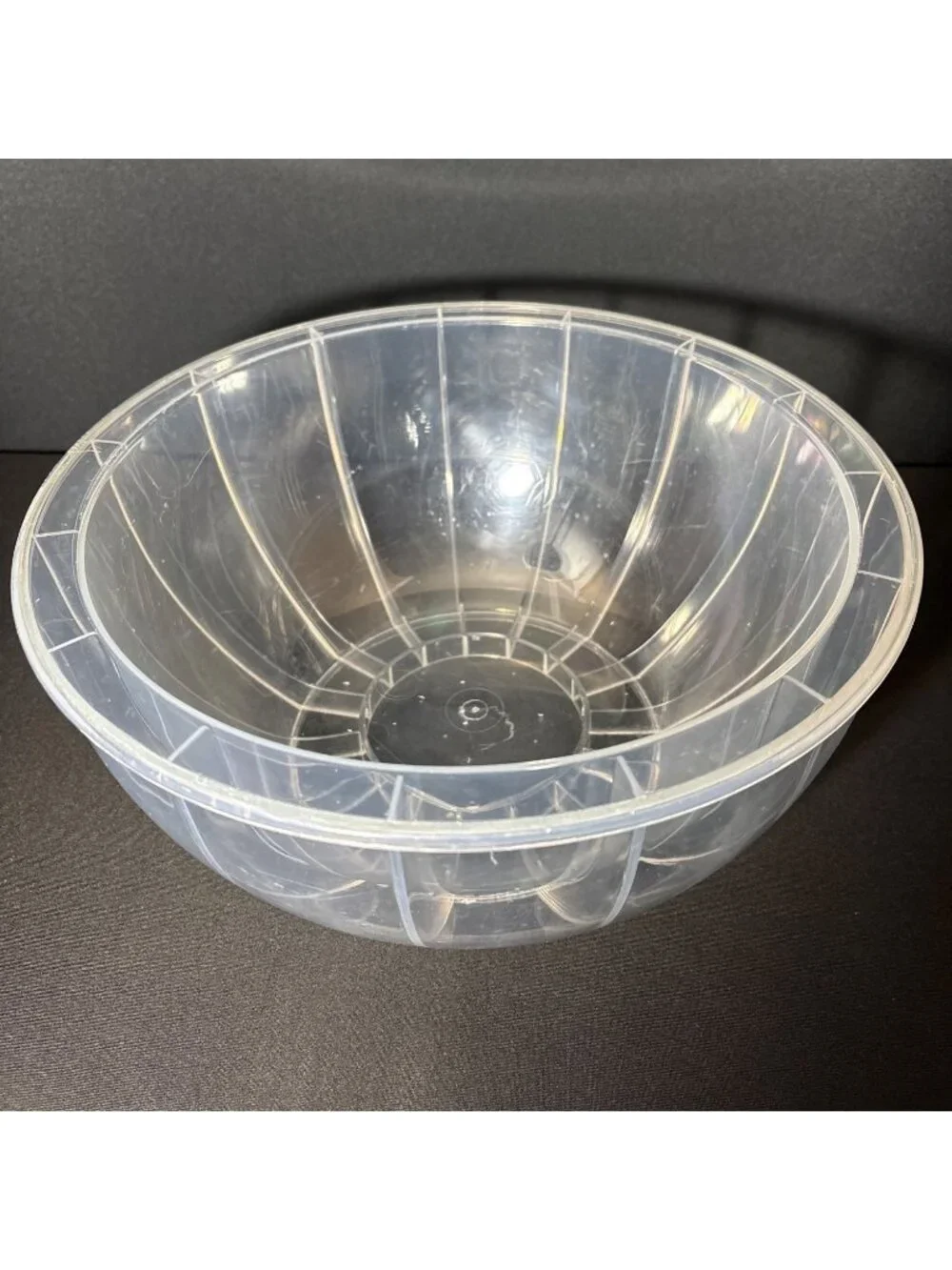 Fill-A-Bowl Y2K Lori Greiner QVC Acrylic Clear DIY Craft Bowl Decor Snack 12